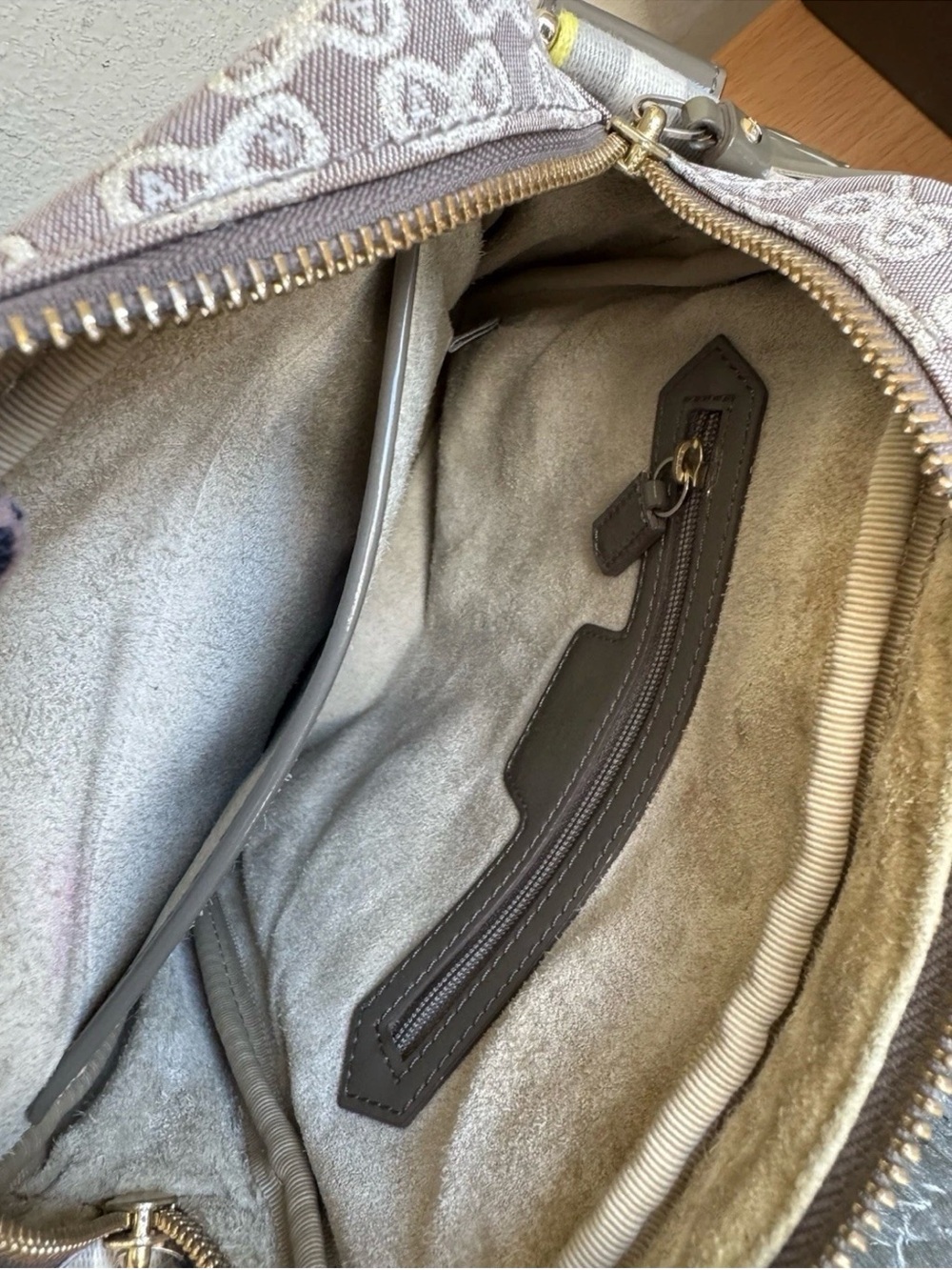 Anya Hindmarch London Messenger Canvas Logo Bag Small